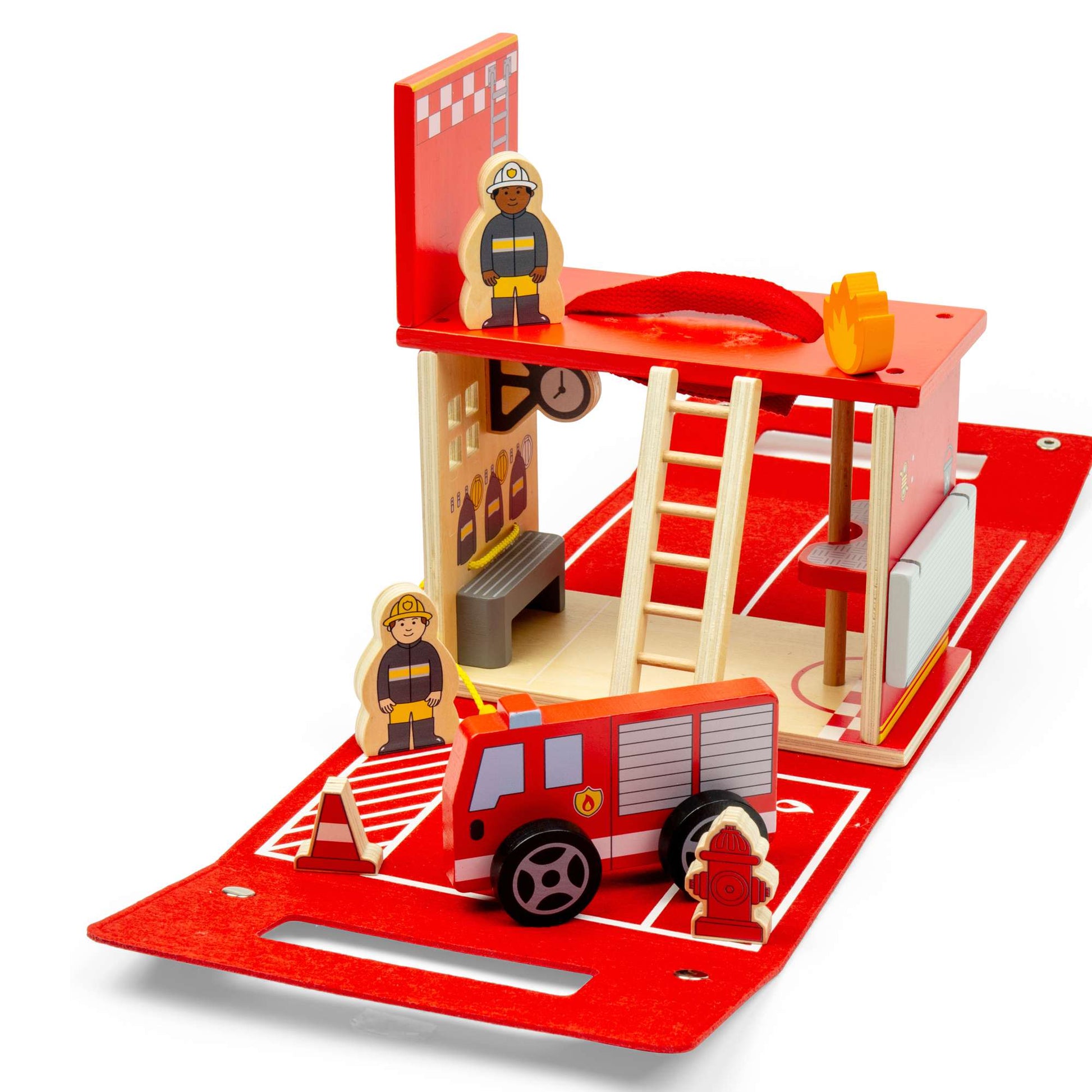 Fire Station On The Go - Toby Tiger