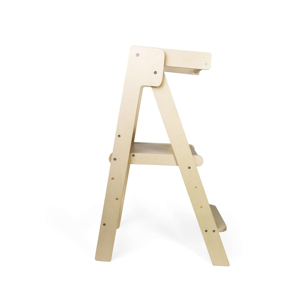 Bigjigs Toys Foldable Toddler Tower | Wooden Kids Kitchen & Counter Helper - Toby Tiger UK