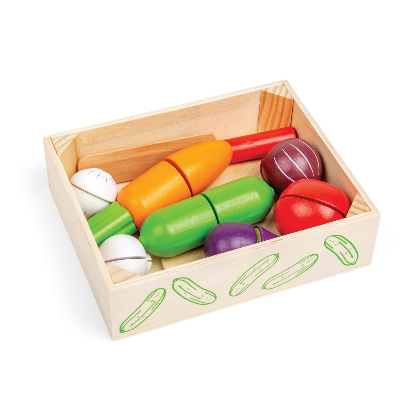 Caisse de légumes à couper