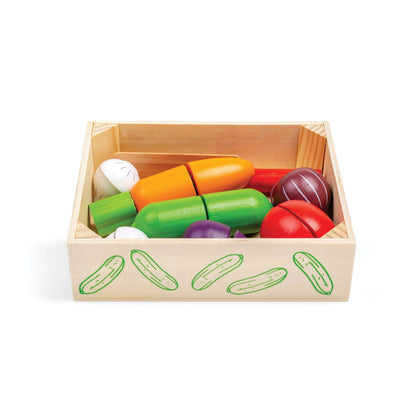 Caisse de légumes à couper