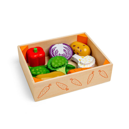 Fruit & Veg Crate Set (Wooden Toy)