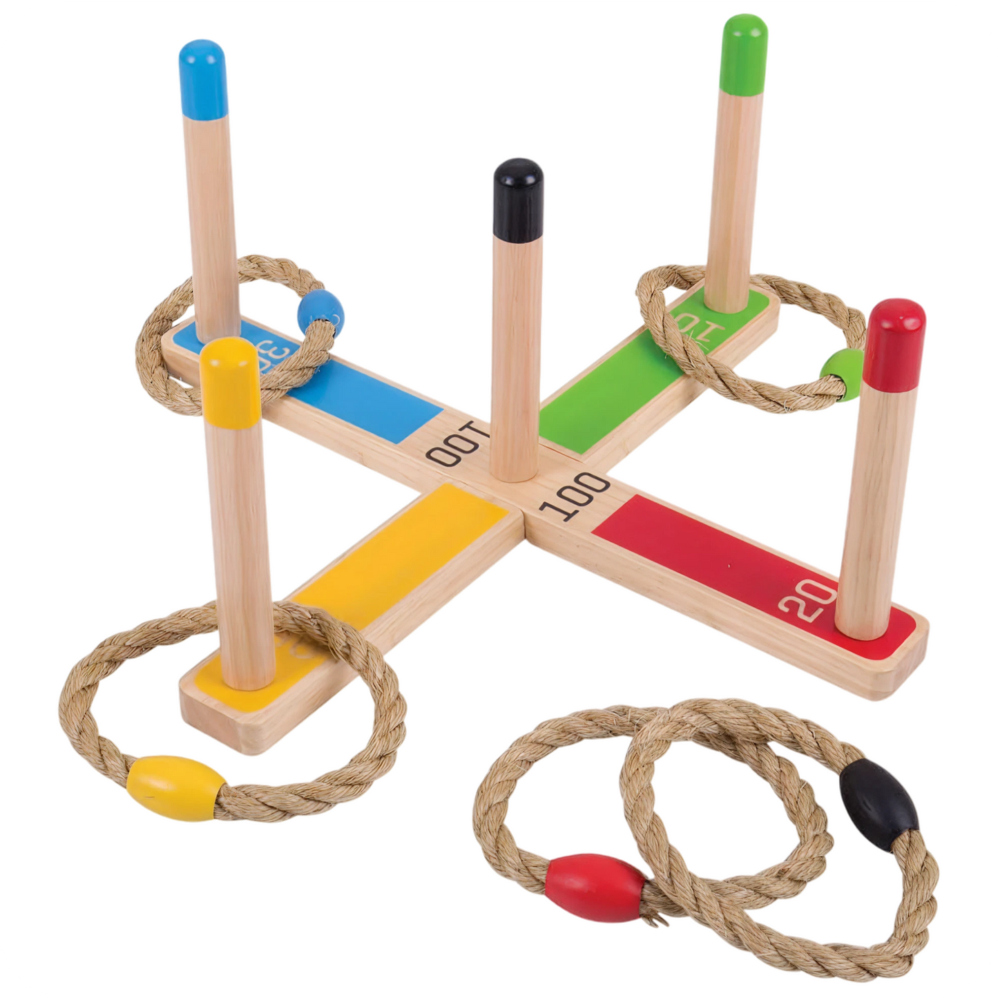 Jeu de quilles finlandaises en bois