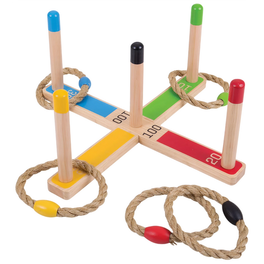 Wooden Quoits Game