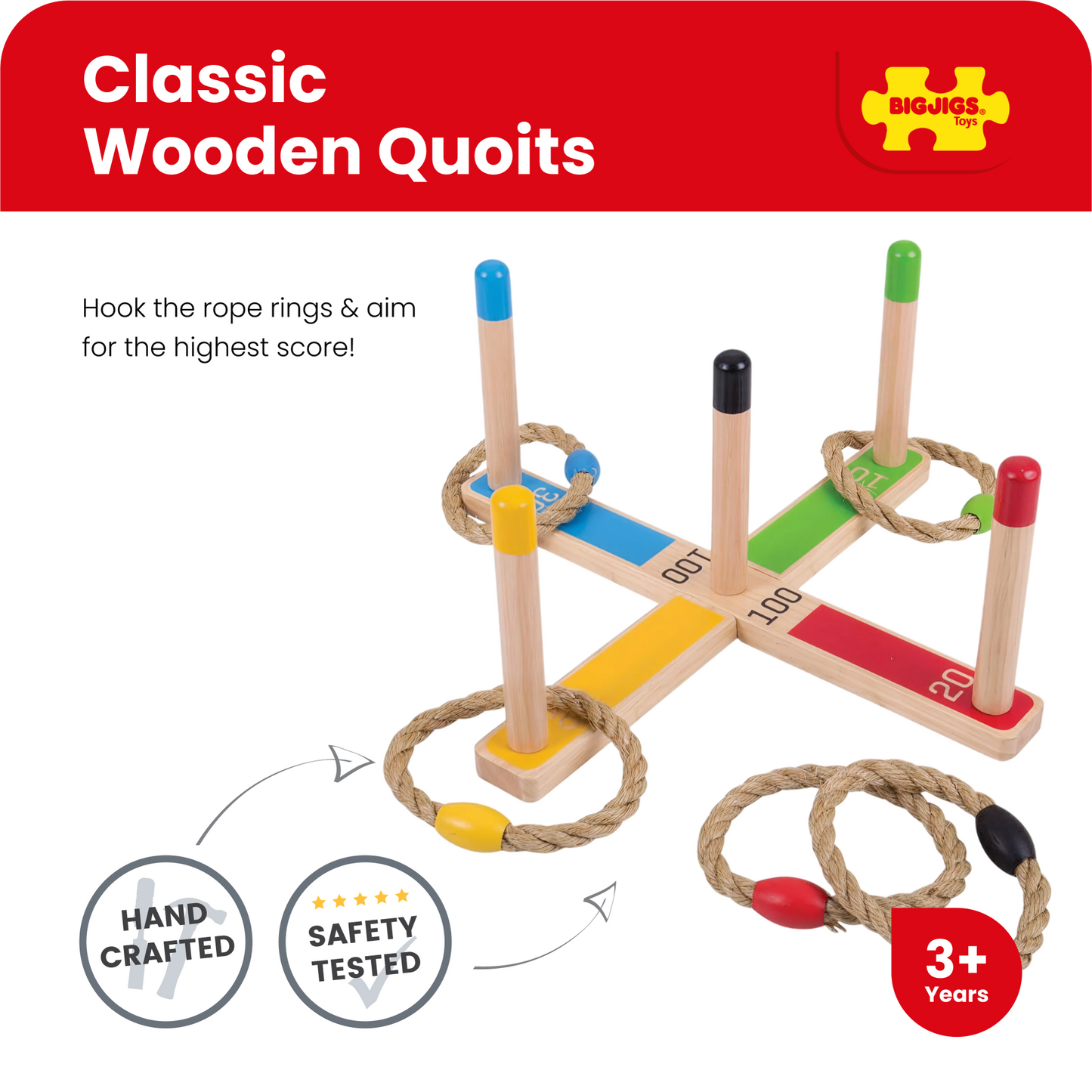 Jeu de quilles finlandaises en bois