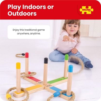 Jeu de quilles finlandaises en bois