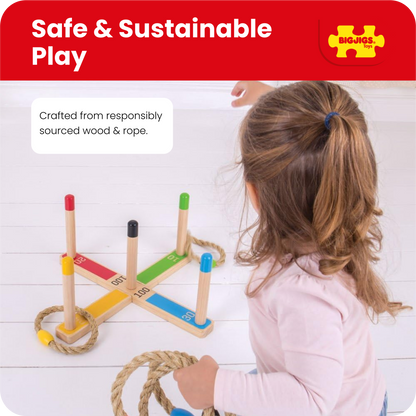 Jeu de quilles finlandaises en bois