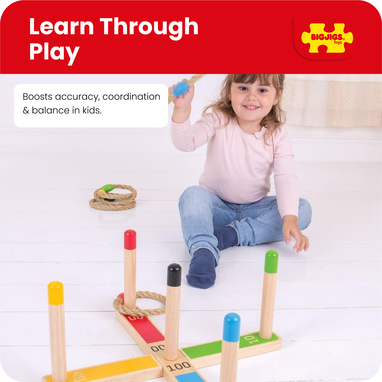 Jeu de quilles finlandaises en bois