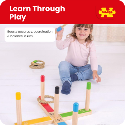 Jeu de quilles finlandaises en bois