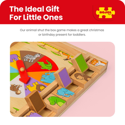 Animal Shut The Box Game - Wooden