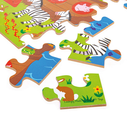 Puzzle de l'Arche de Noé (48 pièces)
