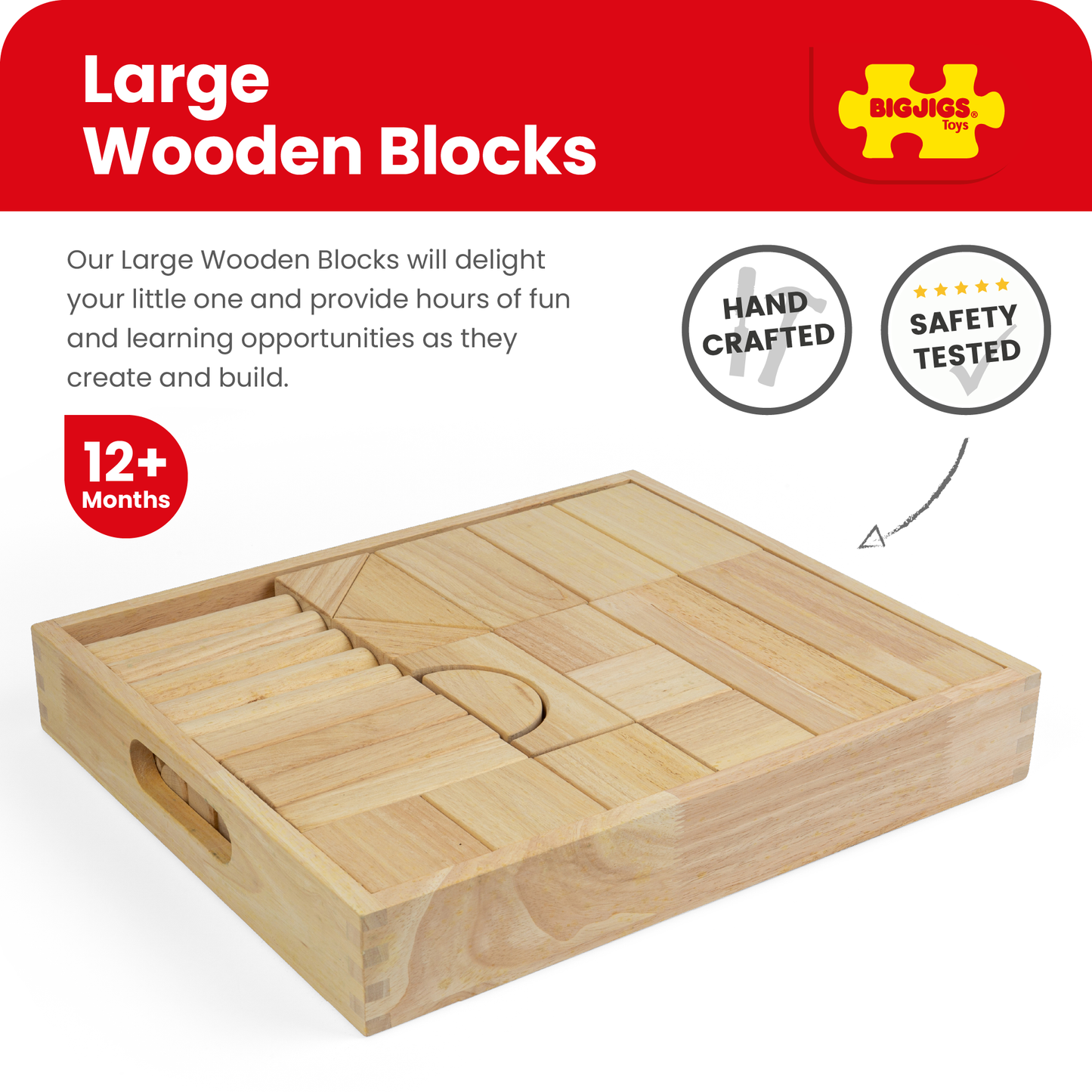 Large Wooden Stacking Blocks