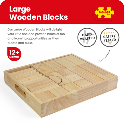 Large Wooden Stacking Blocks