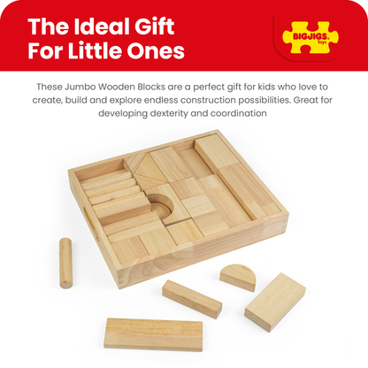 Large Wooden Stacking Blocks