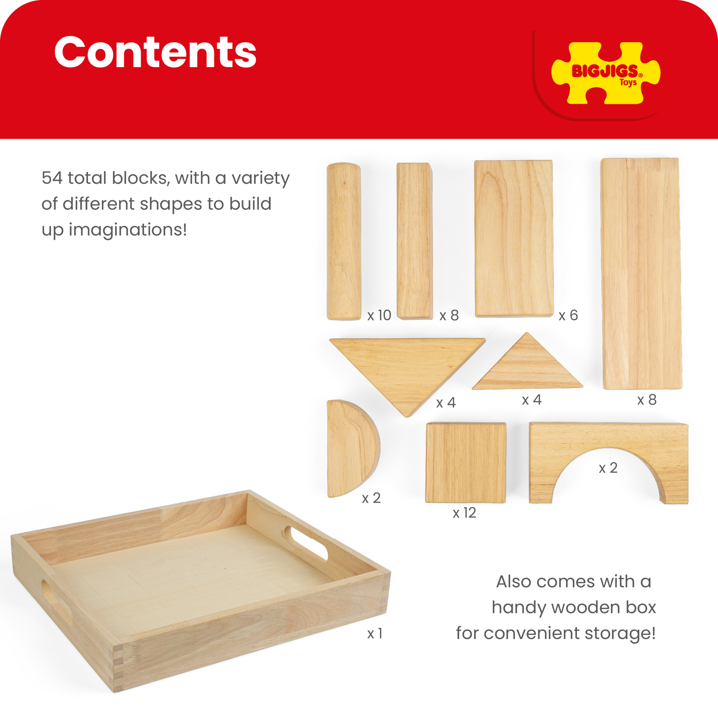 Large Wooden Stacking Blocks