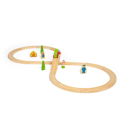 Figure of Eight Train Set - Wooden Toy