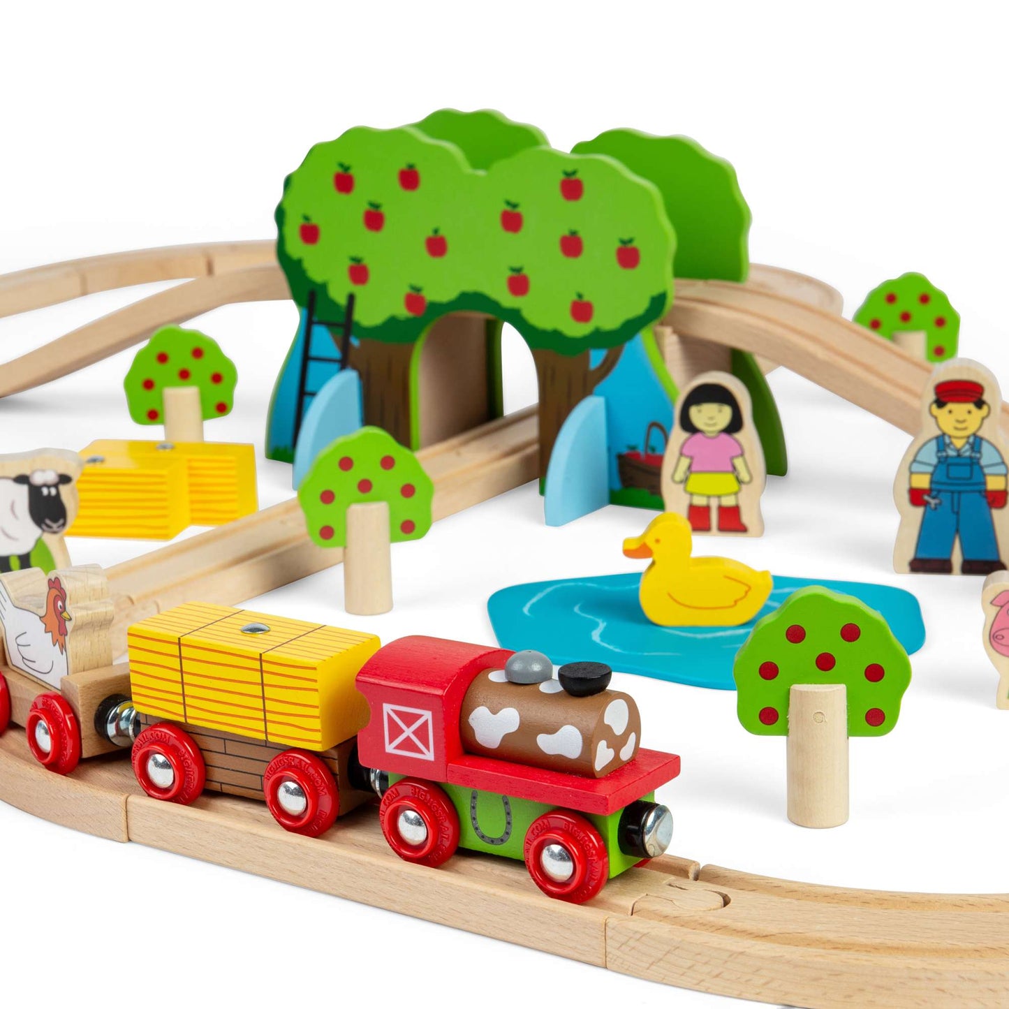 Bauernhof-Eisenbahnset