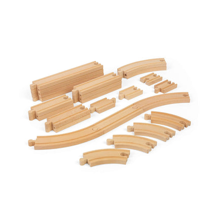 Straights & Curves Track Pack - Wooden