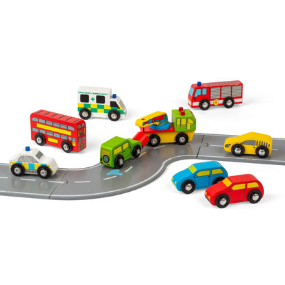Vehicle Pack - Cars, Bus, Emergency Vehicles and Tow Truck