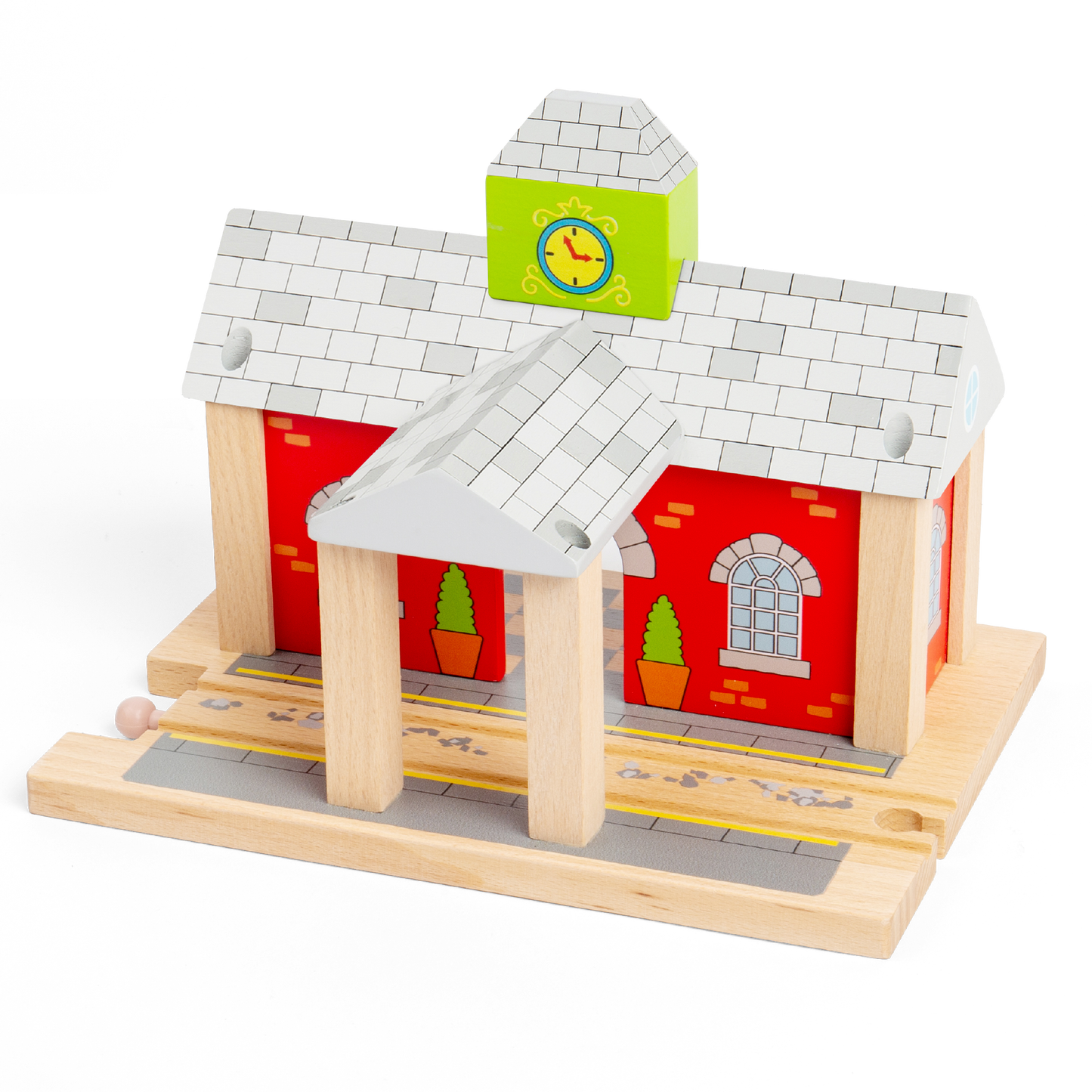 Railway Station - Wooden Train Toy