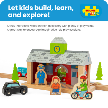 Railway Station - Wooden Train Toy