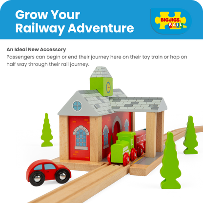 Railway Station - Wooden Train Toy