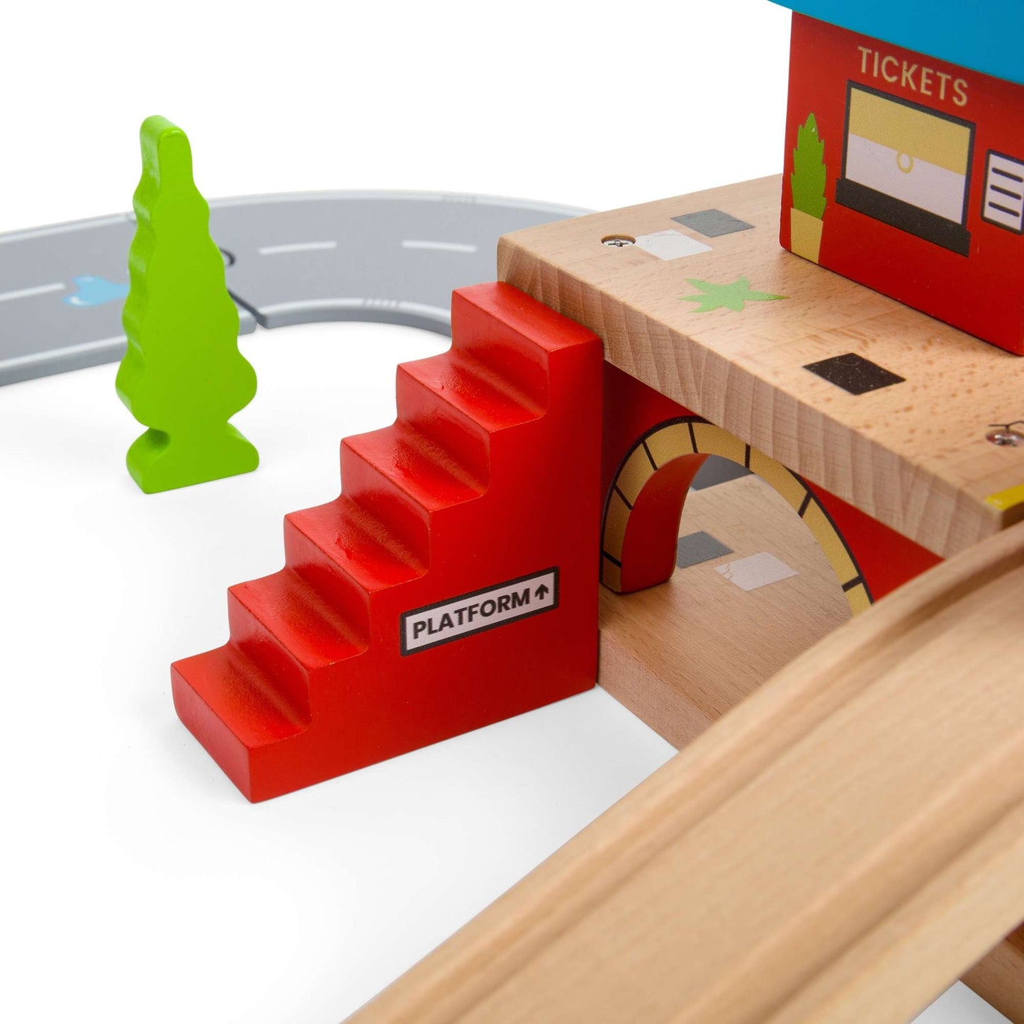 Overground Station - Wooden Train Toy