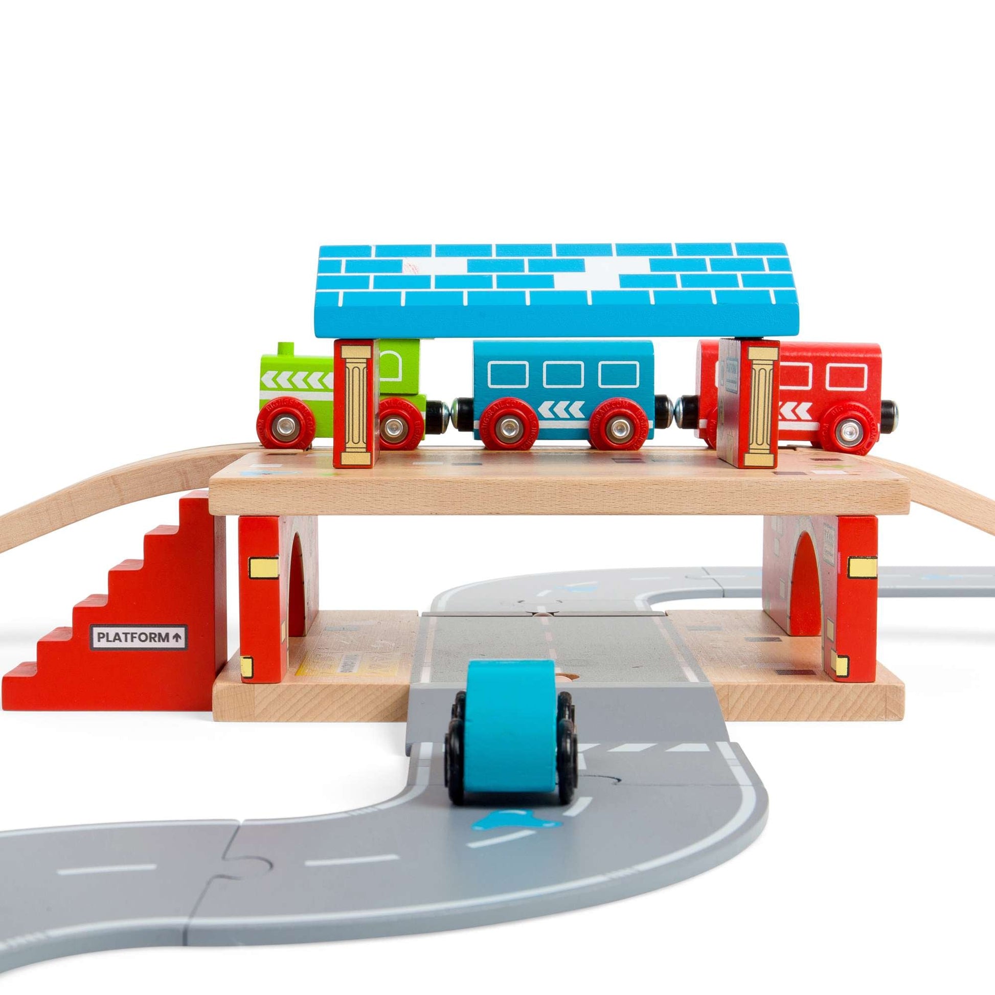Overground Station - Wooden Train Toy