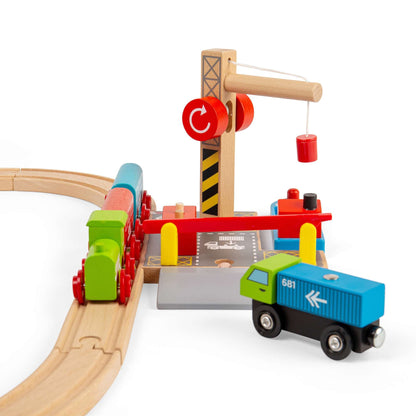 Container Shipping Yard - Wooden Toy