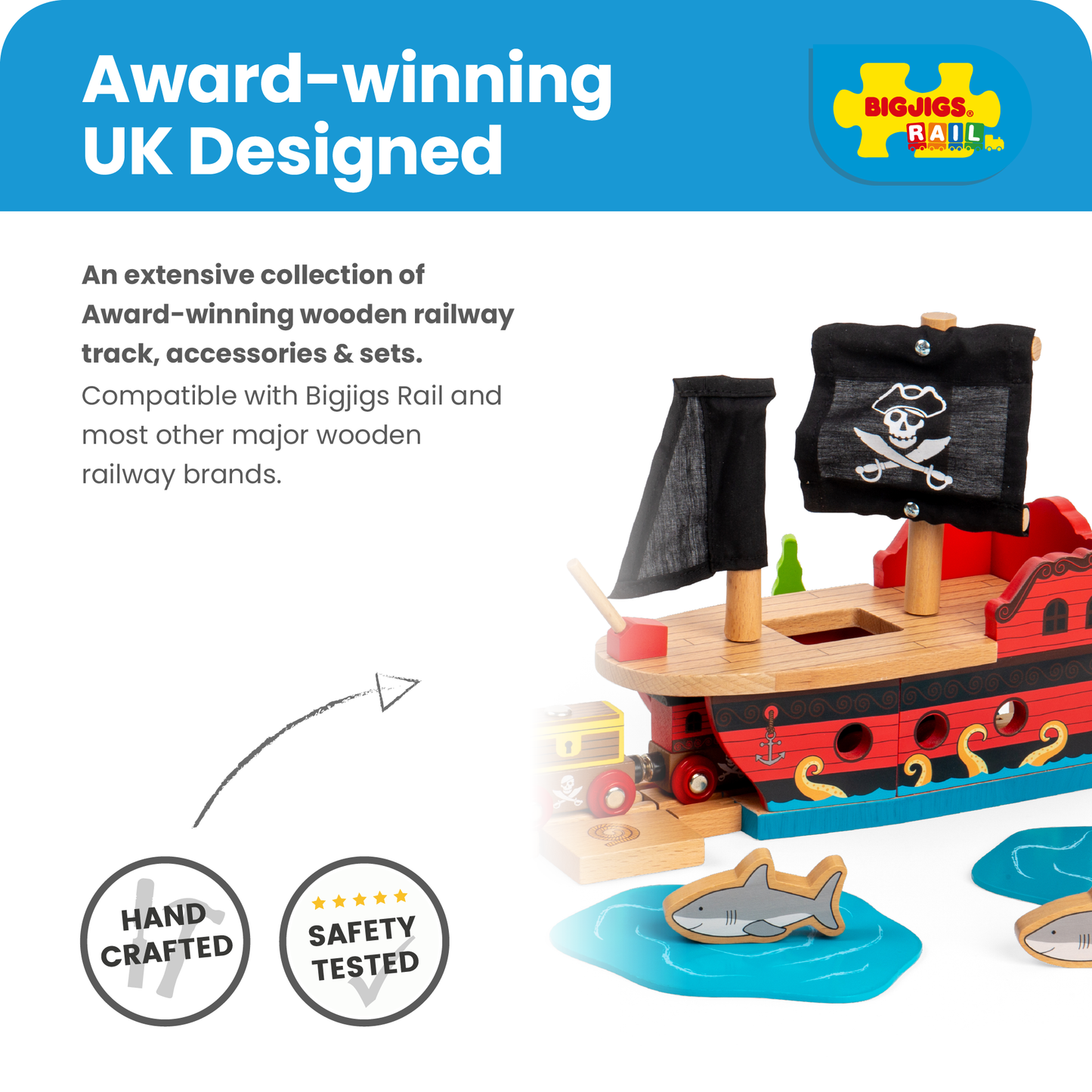 Pirate Galleon Tunnel - Wooden Toy