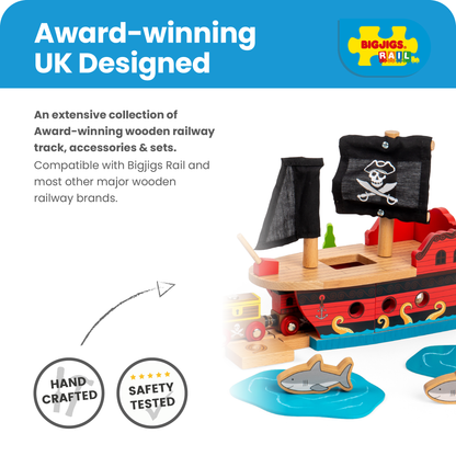 Pirate Galleon Tunnel - Wooden Toy