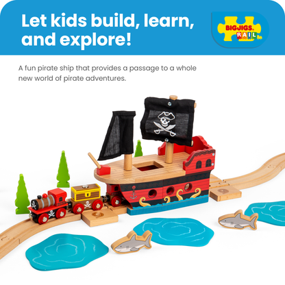 Pirate Galleon Tunnel - Wooden Toy