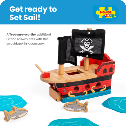 Pirate Galleon Tunnel - Wooden Toy