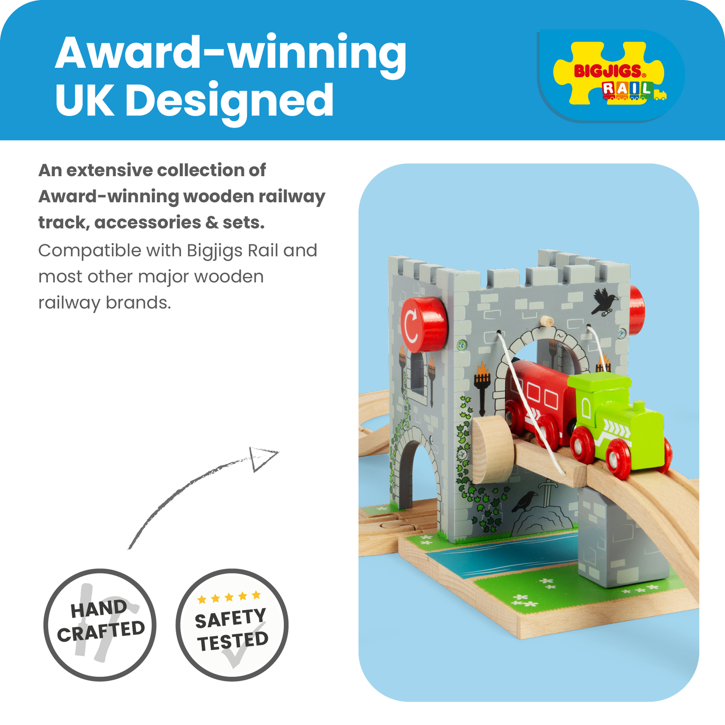 Drawbridge - Wooden Train Toy