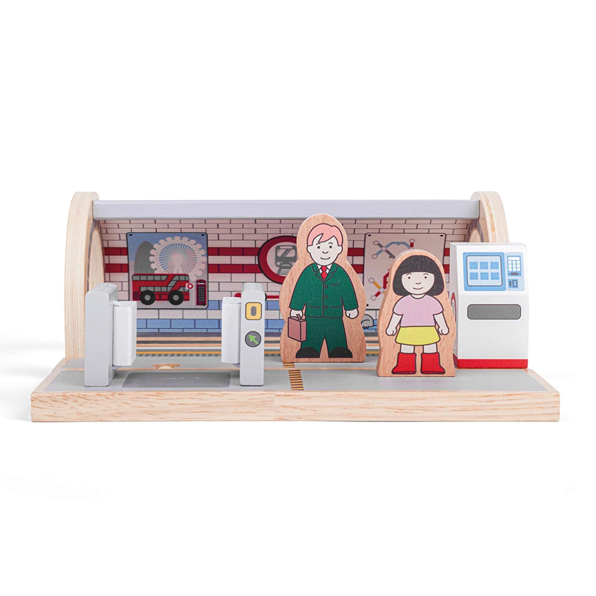 Underground Station - Wooden Train Toy