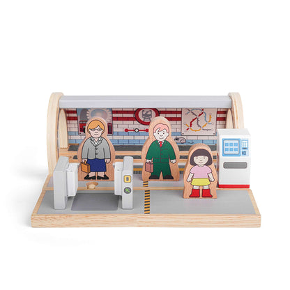 Underground Station - Wooden Train Toy