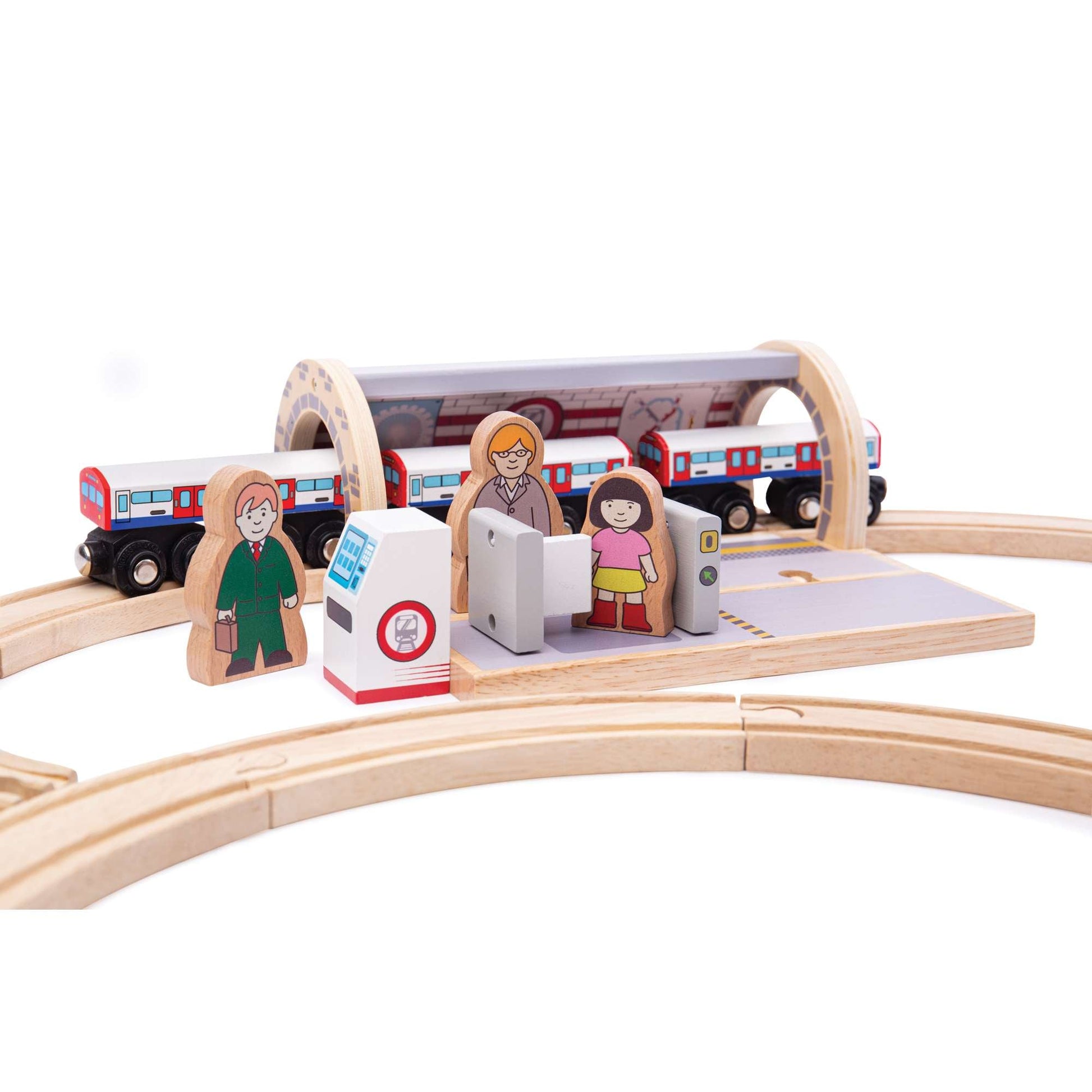Underground Station - Wooden Train Toy