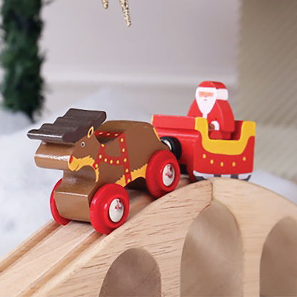 Santa Sleigh with Reindeer