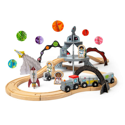 Jeu de train spatial - 40 pièces