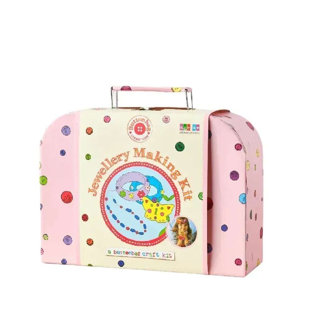 Jewellery Suitcase - Buttonbag (Craft Kit)