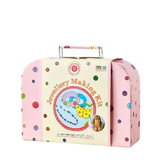 Jewellery Suitcase - Buttonbag (Craft Kit)