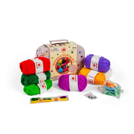 Pompom Suitcase - Buttonbag