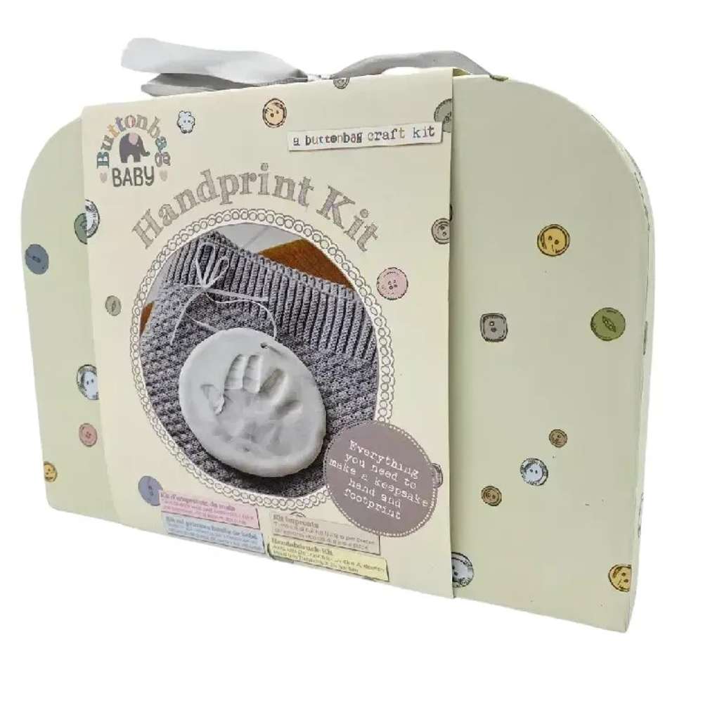 Baby Hand Print Kit - Buttonbag (Craft Kit)