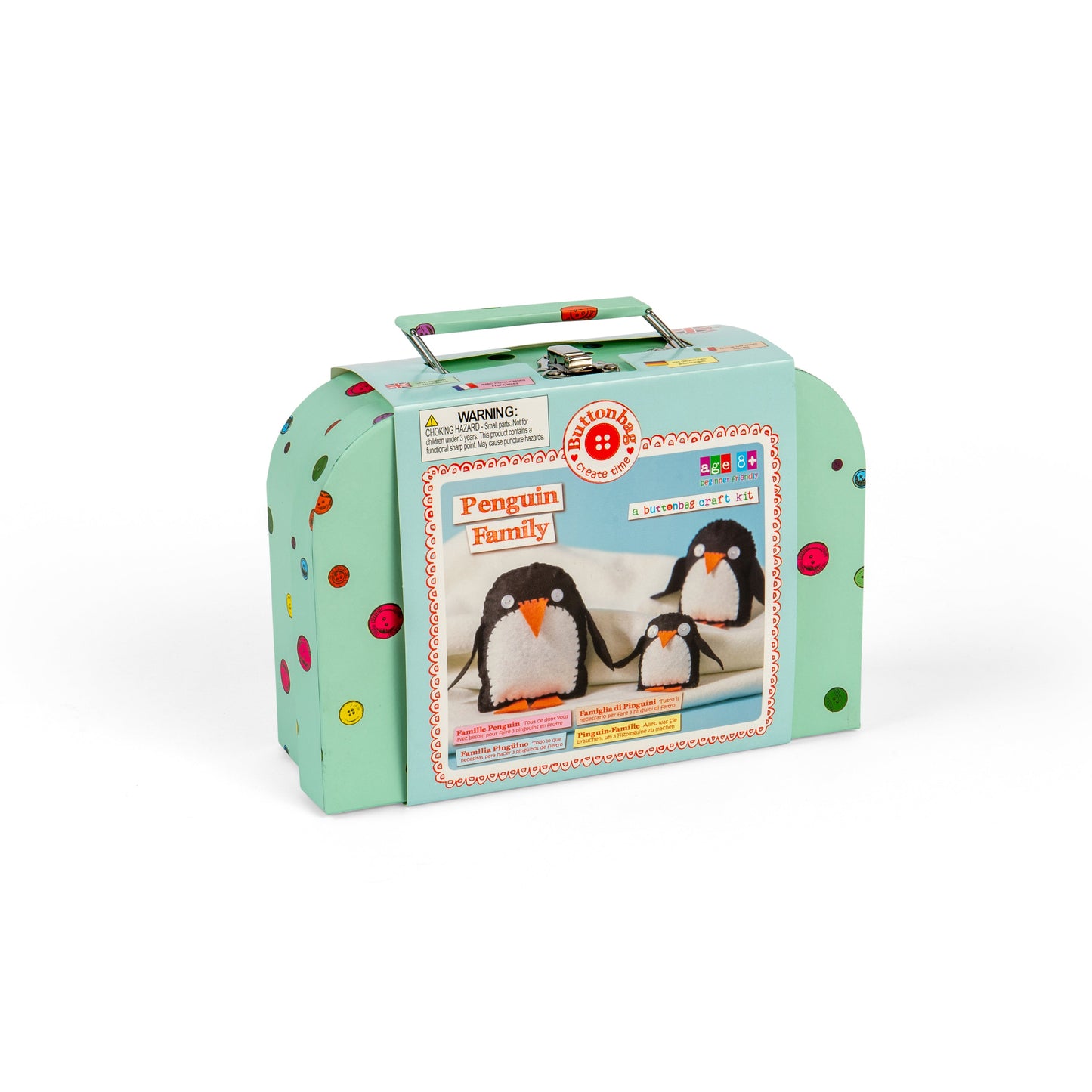 Penguin Family - Buttonbag