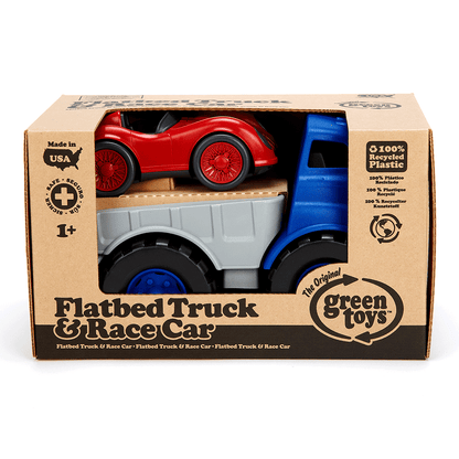 Flatbed Truck & Race Car (Eco Toy)