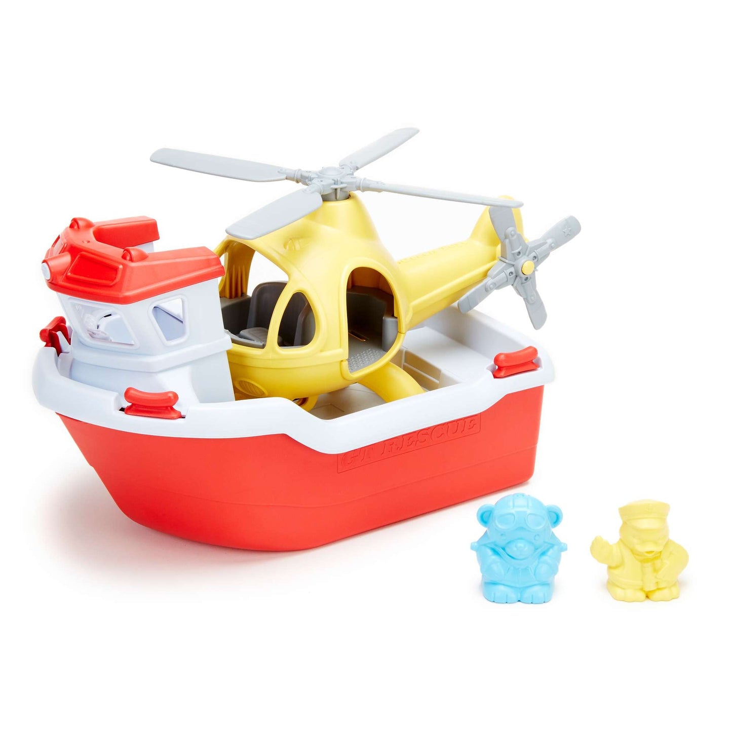 Rescue Boat with Helicopter - Toby Tiger UK