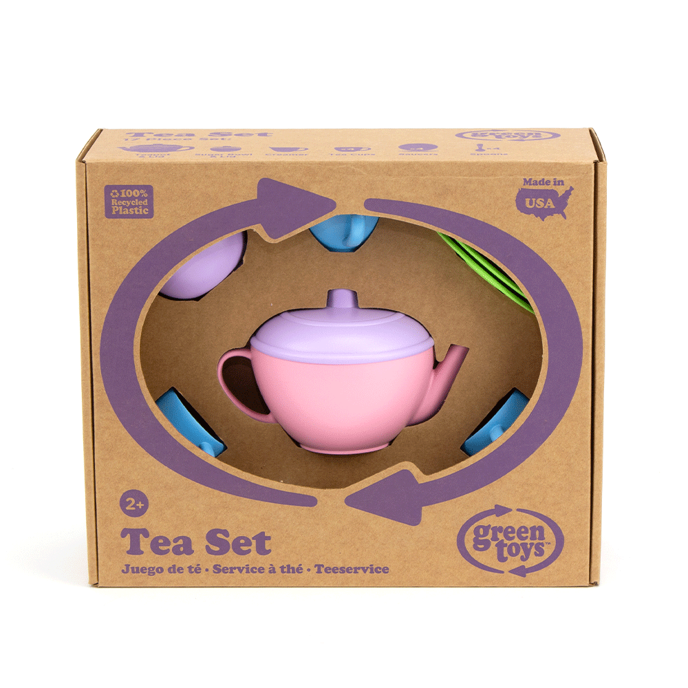 Tea Set With Pink Teapot