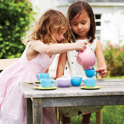 Tea Set With Pink Teapot