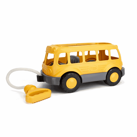 Pull Along School Bus Wagon