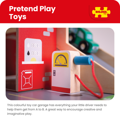 Park & Play Toy Garage - Wooden Toy