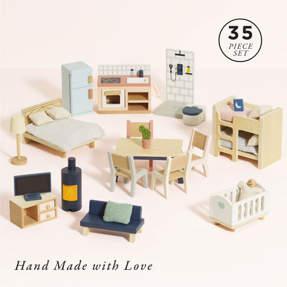 Complete Dolls House Furniture Set
